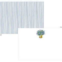 Caspari Correspondence Cards|Potted Hydrangea Correspondence Cards - 12 Card & Envelopes