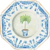 Caspari Placemats|Paper Placemats|Potted Palms Die-Cut Placemat - 4 Per Package