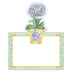 Caspari Easter|Place Cards|Primroses Place Cards Die Cut Package 8 In