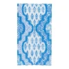 Caspari Paper Guest Towels|Provençal Cotton Blue Guest Towel Napkins - 15 Per Package