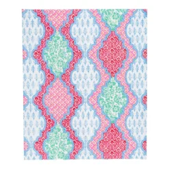 Caspari Paper Guest Towels|Provençal Cotton Pink Multi Guest Towel Napkins - 15 Per Package