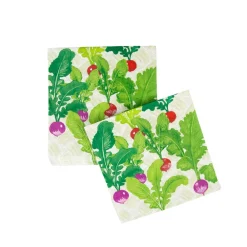 Caspari Paper Luncheon Napkins|Radish Patch Luncheon Napkins - 20 Per Package