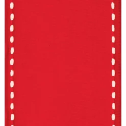 Caspari Christmas Ribbons & Bows|Ribbons & Bows|Red Grosgrain Wired Ribbon - 9 Yard Spool