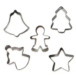 Caspari Christmas Crackers|Celebration Crackers|Ribbon Stripe Wreath Christmas Cracker - 6 per Box