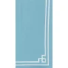 Caspari Kitchen Essentials|Table Linens|Rive Gauche Cotton Tea Towel in Turquoise - 1 Each