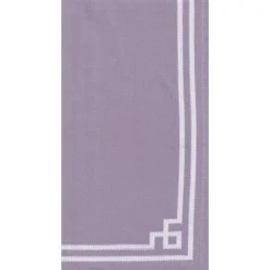 Caspari Kitchen Essentials|Table Linens|Rive Gauche Cotton Tea Towel in Lilac - 1 Each