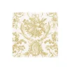 Caspari Christmas Napkins|Boxed Cocktail Napkins|Romantic Toile Green Boxed Cocktail Napkins - 40 Per Box