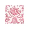 Caspari Boxed Cocktail Napkins|Romantic Toile Rose Boxed Cocktail Napkins - 40 Per Box