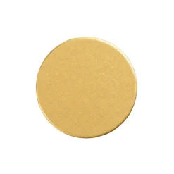 Caspari Coasters|Round Luster Felt-Backed Coasters in Gold - 8 Per Box