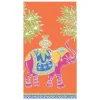 Caspari Paper Guest Towels|Royal Elephant Paper Guest Towel Napkins in Orange - 15 Per Package