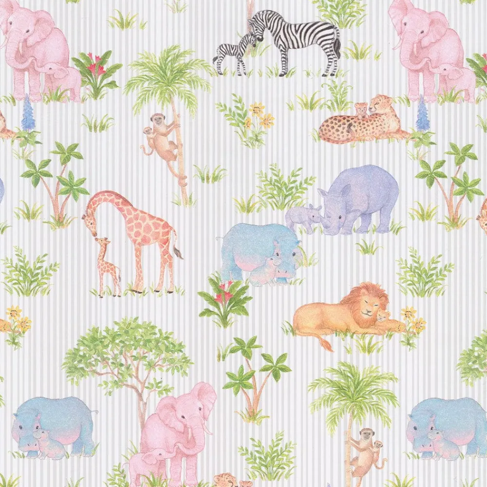 Caspari Baby Shower|Wrapping Paper|Safari Baby Gift Wrapping Paper - 30 x 8 Roll