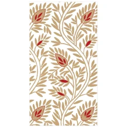 Caspari Paper Guest Towels|Samsara Gold Guest Towel Napkins - 15 Per Package