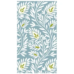 Caspari Paper Guest Towels|Samsara Stone Blue Guest Towel Napkins - 15 Per Package