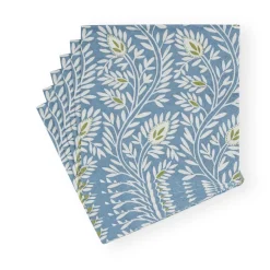 Caspari Paper Luncheon Napkins|Samsara Stone Blue Luncheon Napkins - 20 Per Package