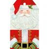 Caspari Christmas Gift Tags & Labels|Gift Tags & Enclosure Cards|Santa Claus Gift Tags - 4 Per Package