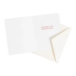 Caspari Christmas And Holiday Cards|Boxed Holiday Cards|Santa Claus Lane Boxed Christmas Cards - 15 Christmas Cards & 15 Envelopes