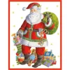 Caspari Christmas And Holiday Cards|Boxed Holiday Cards|Santa Claus Lane Boxed Christmas Cards - 15 Cards & 15 Envelopes