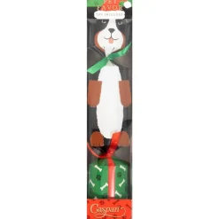 Caspari Christmas Crackers|Santa Hat Dog Pet Favors - includes 1 Pet Favors