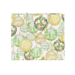 Caspari Christmas Gift & Bottle Bags|Gift & Bottle Bags|Savannah Large Gift Bag - 1 Each