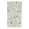 Caspari Paper Guest Towels|Scenic Songbirds Celadon Guest Towel Napkins - 15 Per Package