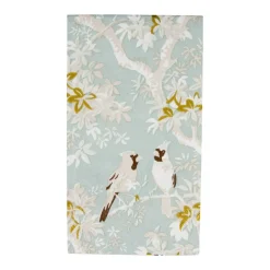 Caspari Paper Guest Towels|Scenic Songbirds Celadon Guest Towel Napkins - 15 Per Package