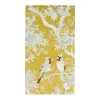 Caspari Christmas Napkins|Paper Guest Towels|Scenic Songbirds Gold/Ivory Guest Towel Napkins - 15 Per Package