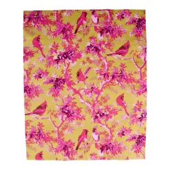 Caspari Paper Guest Towels|Scenic Songbirds Rose & Gold Guest Towel Napkins - 15 Per Package