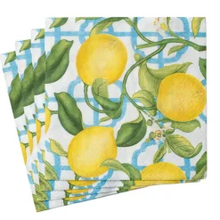 Caspari Paper Luncheon Napkins|Seville Paper Luncheon Napkins in Ivory - 20 Per Package