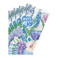 Caspari Paper Guest Towels|Shades Of Blue Guest Towel Napkins - 15 Per Package
