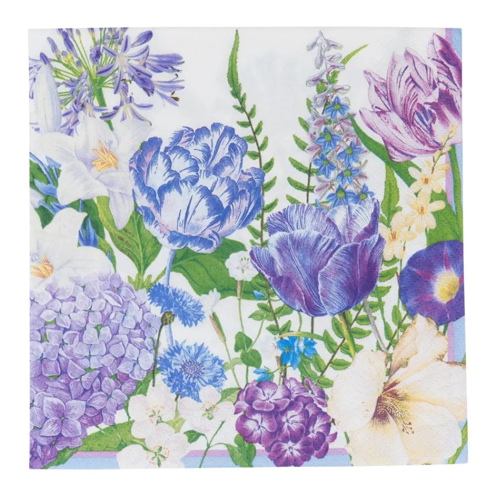 Caspari Paper Luncheon Napkins|Shades Of Blue Luncheon Napkins - 20 Per Package