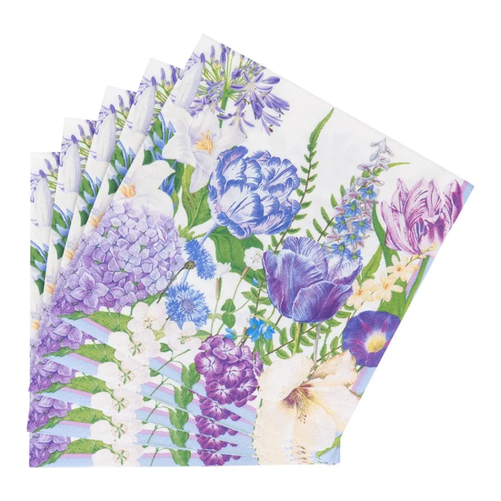 Caspari Paper Luncheon Napkins|Shades Of Blue Luncheon Napkins - 20 Per Package