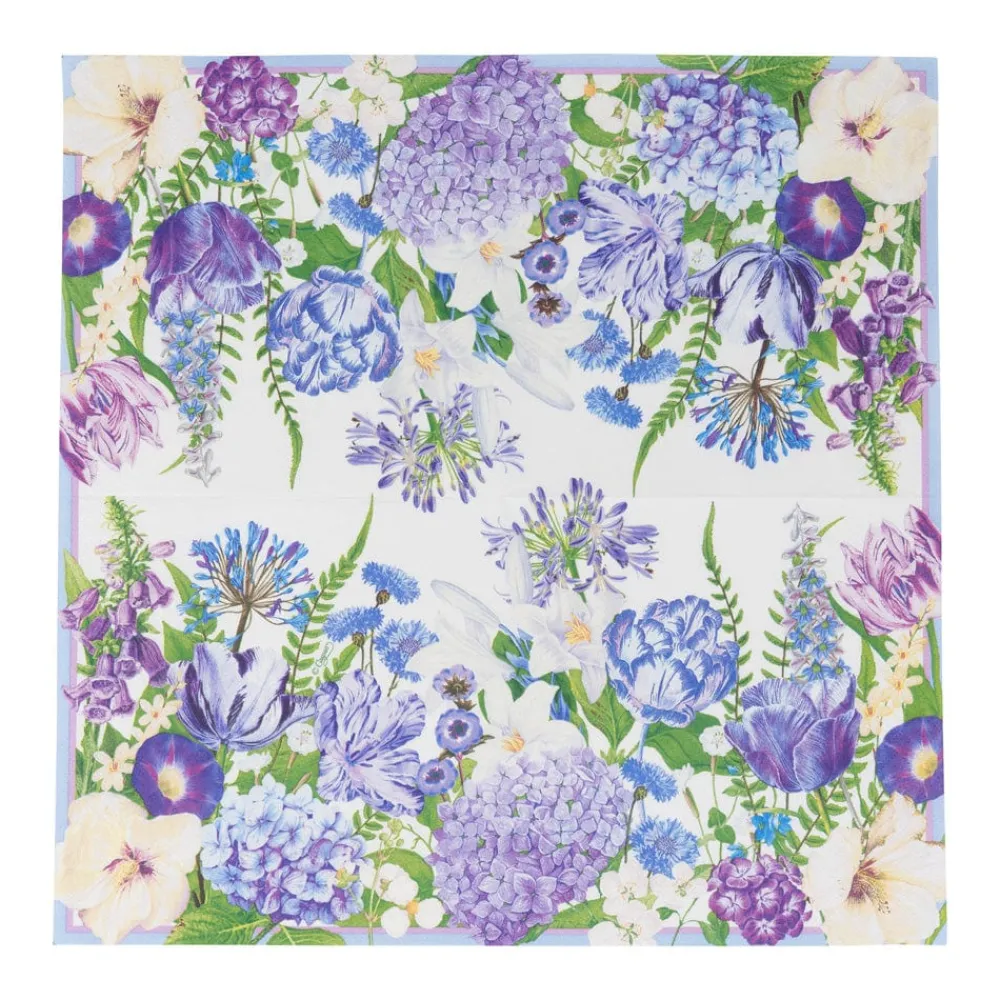 Caspari Paper Luncheon Napkins|Shades Of Blue Luncheon Napkins - 20 Per Package