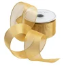 Caspari Christmas Ribbons & Bows|Ribbons & Bows|Sheer Gold Wired Ribbon - 9 Yard Spool