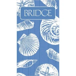 Caspari Bridge|Shells Bridge Score Pad - 1 Each