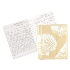 Caspari Bridge|Shells Bridge Tally Sheets - 12 Per Package