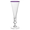 William Yeoward Glass Drinkware|Glass Drinkware|Siena Champagne Flute in Amethyst