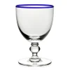 William Yeoward Glass Drinkware|Glass Drinkware|Siena Water Glass in Blue