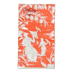 Caspari Paper Guest Towels|Silk Road Toile Mandarin Guest Towel Napkins - 15 Per Package