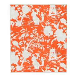 Caspari Paper Guest Towels|Silk Road Toile Mandarin Guest Towel Napkins - 15 Per Package
