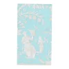 Caspari Paper Guest Towels|Silk Road Toile Robin's Egg Guest Towel Napkins - 15 Per Package