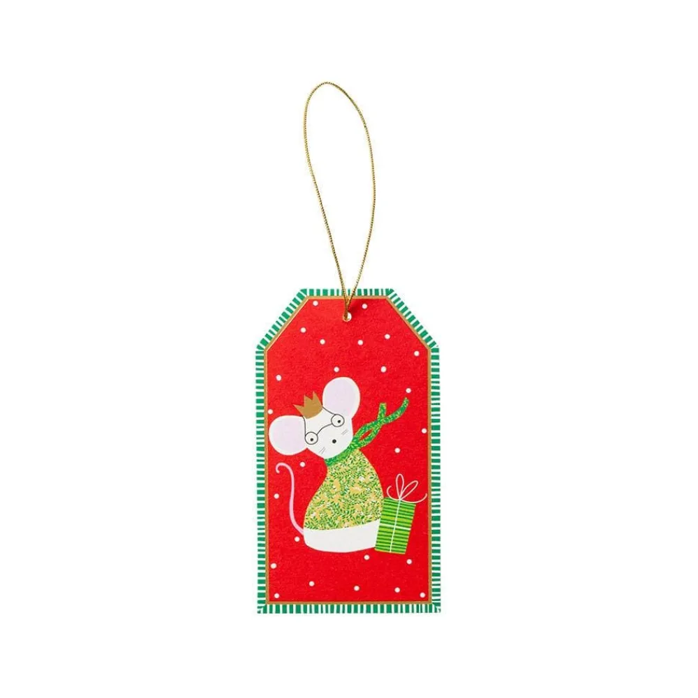 Caspari Christmas Gift Tags & Labels|Gift Tags & Enclosure Cards|Simon Says Classic Gift Tags - 4 Per Package