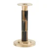 Caspari Valentine'S Day|Lamps & Candle Holders|Small Brass & Horn Candlestick - 1 Each