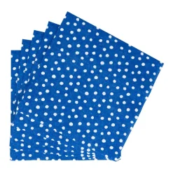 Caspari Paper Luncheon Napkins|Small Dots Royal Blue Luncheon Napkins - 20 Per Package