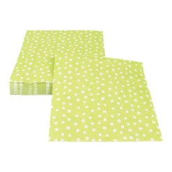Caspari Paper Luncheon Napkins|Small Dots Spring Green Luncheon Napkins - 20 Per Package