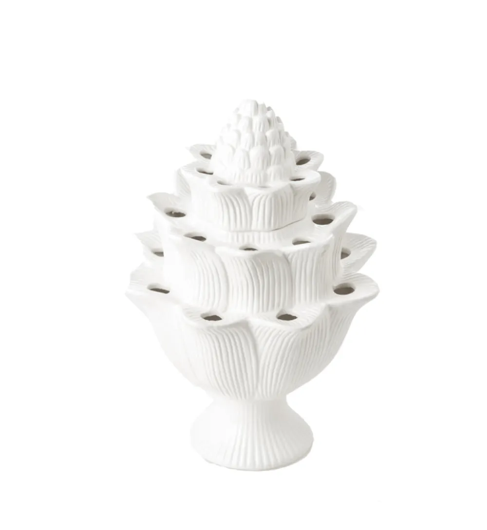 Abigails Summer Picnic|Engagement Party|Small White Artichoke Tulipiere