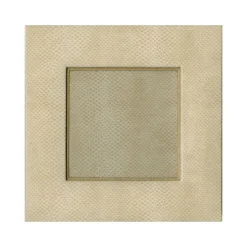 Caspari Mother'S Day|Pictures, Frames & Clocks|Snakeskin 4" Square Picture Frame in Ivory - 1 Each