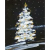 Caspari Christmas And Holiday Cards|Boxed Holiday Cards|Snowy Tree In The Night Classic Boxed Christmas Cards - includes 15 cards & envelopes