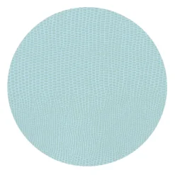 Caspari Coasters|Soft Aqua Lizard Round Coasters - 8 Per Package