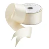 Caspari Christmas Ribbons & Bows|Baby Shower|Solid Ivory Satin Wired Ribbon - 9 Yard Spool