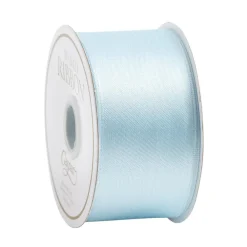 Caspari Baby Shower|Ribbons & Bows|Solid Light Blue Wired Ribbon - 10 Yard Spool
